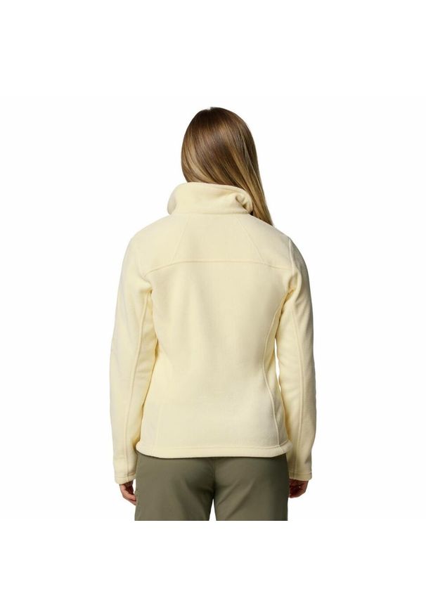 columbia - Bluza polarowa damska Columbia Fast Trek II rozpinana. Kolor: żółty. Materiał: polar