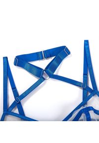 Intica - Body prześwitujące na specjalne okazje Kallitsa. Kolor: czerwony. Materiał: tkanina, materiał, skóra #10