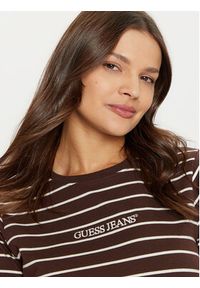 Guess T-Shirt W4BI53 KCIE1 Różowy Regular Fit. Kolor: różowy. Materiał: bawełna #5