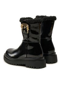 Versace Jeans Couture Botki Drew 77VA3S69 Czarny. Kolor: czarny. Materiał: skóra