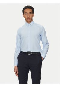 Liu Jo Koszula QA5118 J4912 Niebieski Slim Fit. Kolor: niebieski. Materiał: syntetyk