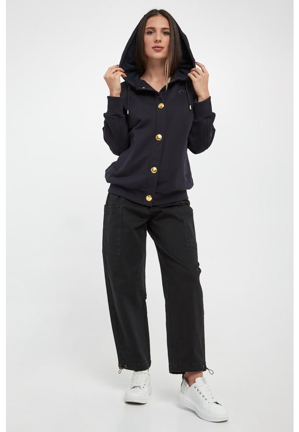 Pinko - Bluza damska z kapturem Macina PINKO. Typ kołnierza: kaptur