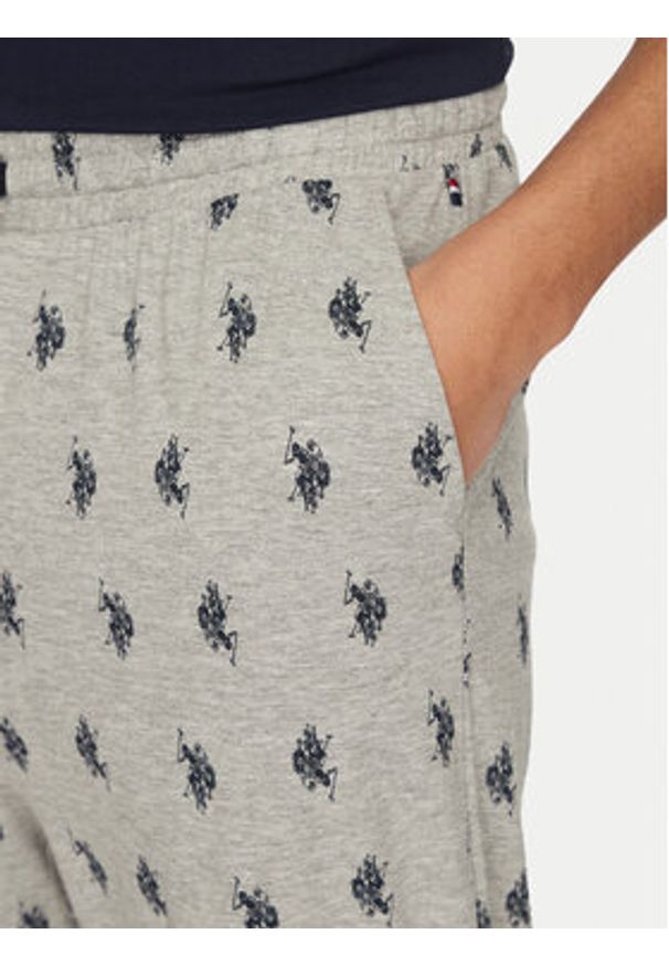 U.S. Polo Assn. Spodnie piżamowe MUP1657 Szary Regular Fit. Kolor: szary. Materiał: bawełna