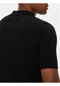 Hugo - HUGO Polo San Peter-CV 50536672 Czarny Regular Fit. Typ kołnierza: polo. Kolor: czarny. Materiał: wiskoza #4