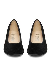 Rieker Czółenka 44650-03 Czarny. Kolor: czarny. Materiał: skóra, zamsz #4