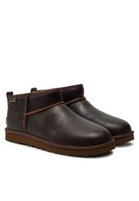 Ugg Śniegowce M Classic Ultra Mini Lthr Regen 1158191 Brązowy. Kolor: brązowy. Materiał: skóra #3