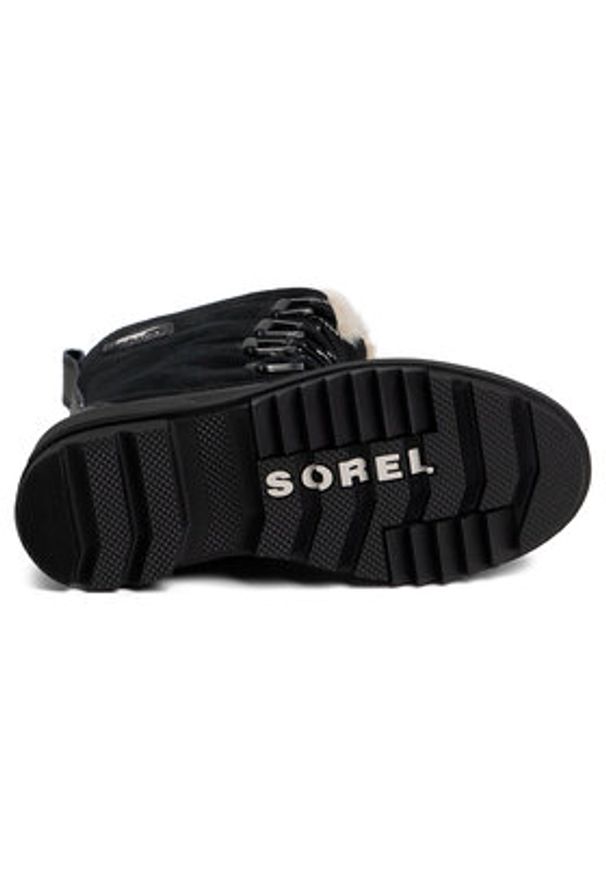 sorel - Sorel Śniegowce Torino II Tall NL3489 Czarny. Kolor: czarny. Materiał: skóra, zamsz