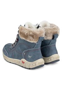 Mustang Trzewiki 1290-607 Niebieski. Kolor: niebieski. Materiał: materiał #5