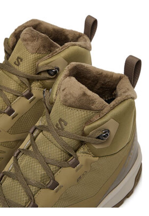 salomon - Salomon Trekkingi Outsnap Waterproof L47854000 Zielony. Kolor: zielony. Materiał: materiał. Sport: turystyka piesza