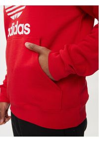 Adidas - adidas Bluza Adicolor Classics Trefoil IM4497 Czerwony Regular Fit. Kolor: czerwony. Materiał: bawełna #4