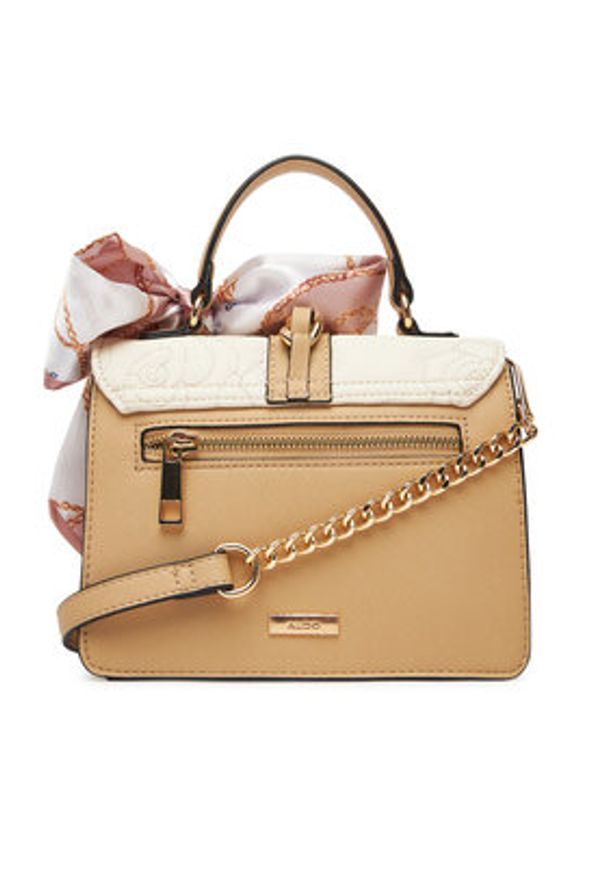 Aldo Torebka Varpass 14037098 Écru. Materiał: skórzane