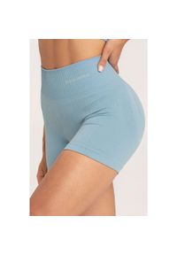 GYM GLAMOUR - Spodenki fitness damskie Gym Glamour push up 2.0. Kolor: niebieski. Sport: fitness
