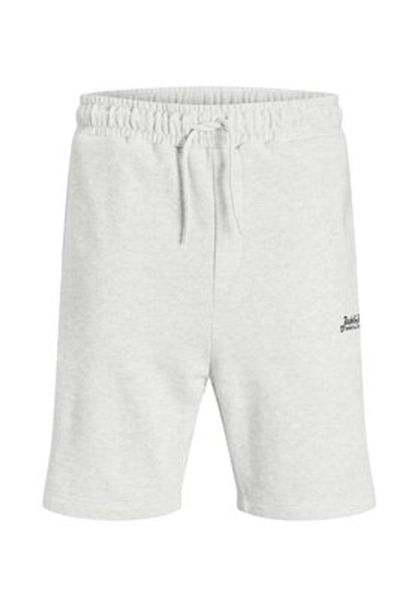 Jack & Jones Komplet t-shirt i szorty sportowe Beau 12277466 Biały Relaxed Fit. Kolor: biały. Materiał: bawełna. Styl: sportowy