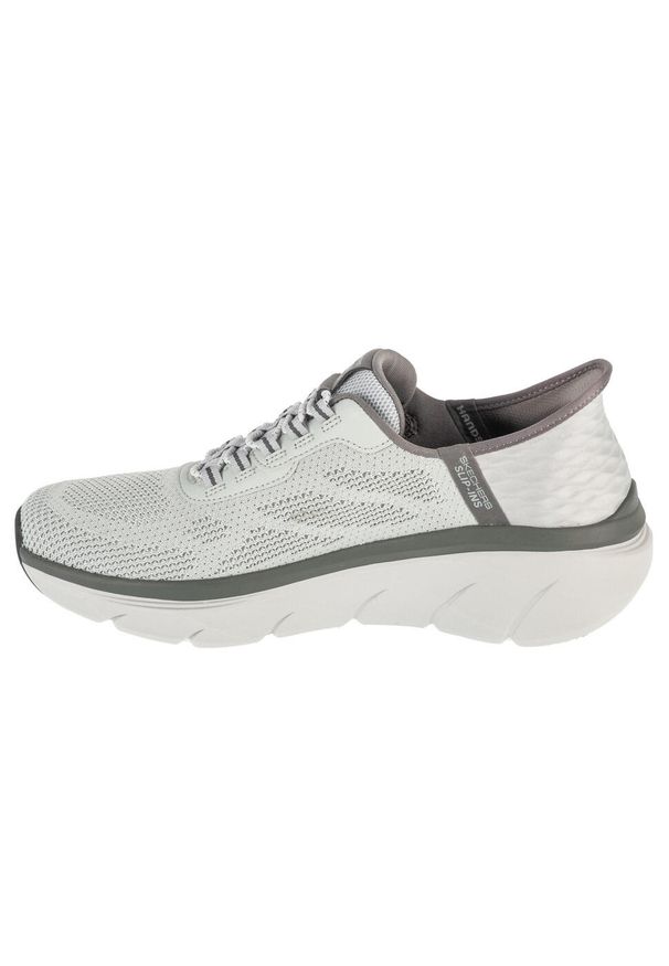 skechers - Buty sportowe Sneakersy męskie, Slip-ins: D'Lux Walker 2.0 - Rezinate. Kolor: szary