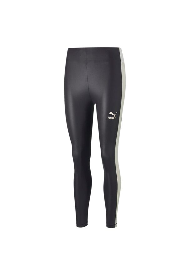 Legginsy damskie Puma T7 SHINY. Kolor: czarny