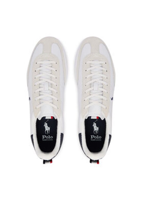 Polo Ralph Lauren Sneakersy 809P01619001 Biały. Kolor: biały. Materiał: skóra