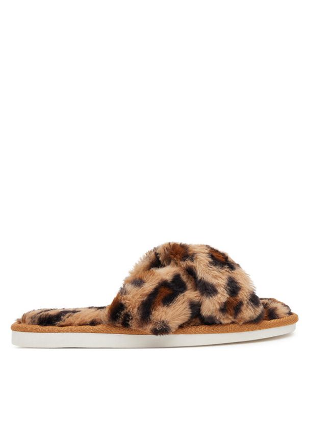 DeeZee Kapcie VT2478 Brązowy. Kolor: brązowy. Materiał: materiał