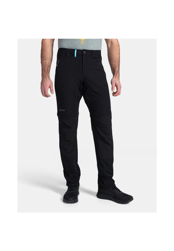 Męskie spodnie outdoorowe Kilpi HOSIO-M. Kolor: czarny. Materiał: nylon