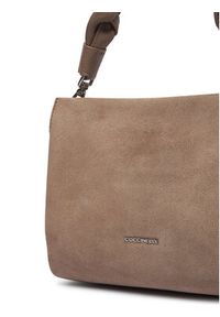 Coccinelle Torebka P6P Boheme Suede Bimaterial E1 P6P 58 01 01 Beżowy ciemny. Kolor: beżowy. Materiał: skórzane, zamszowe #2