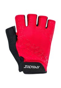 Silvini - Rękawiczki męskie SILVINI men's cycling gloves ORSO. Kolor: czerwony