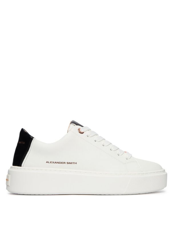 Sneakersy Alexander Smith. Kolor: biały