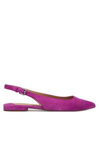 Lauren Ralph Lauren - LAUREN RALPH LAUREN Sandały Severn Calfskin 802967746007 Fioletowy. Kolor: fioletowy. Materiał: skóra, zamsz