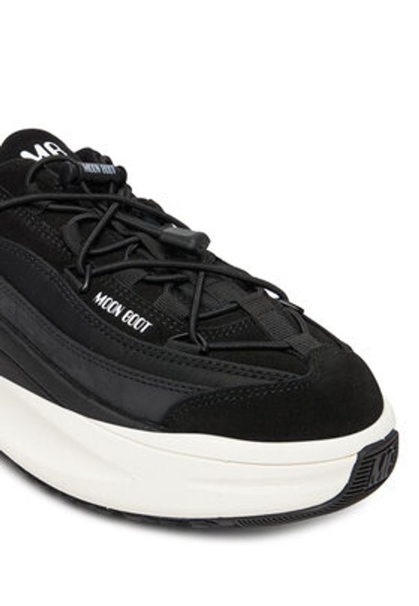 Moon Boot Sneakersy Moon247 Xlace 80D2490100 Czarny. Kolor: czarny. Materiał: zamsz, skóra