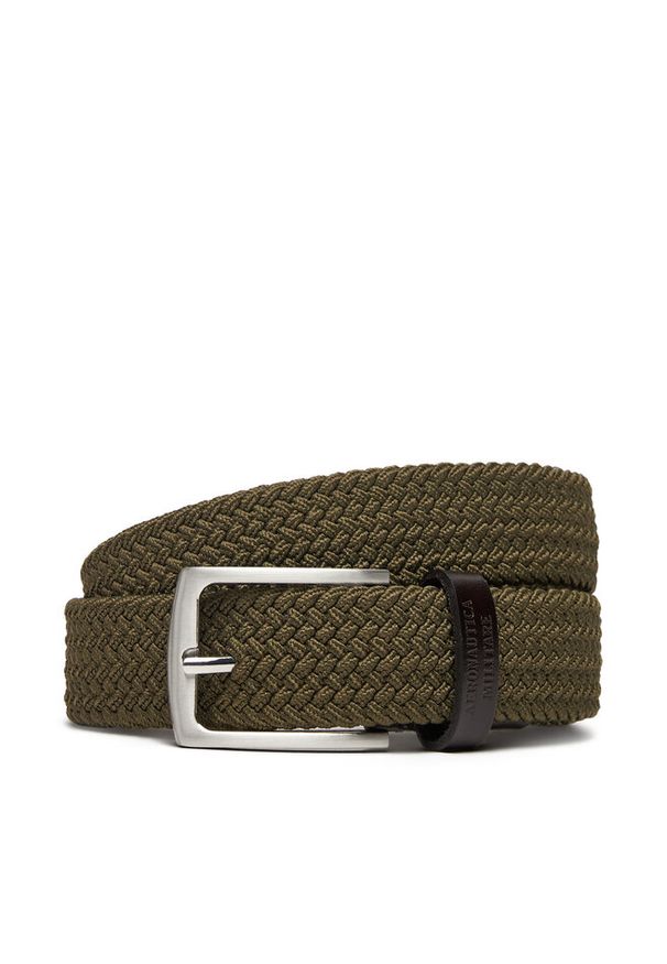 Pasek Męski Aeronautica Militare. Kolor: zielony