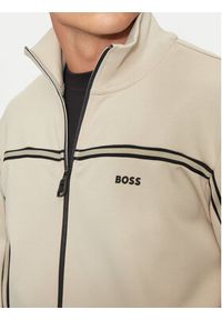BOSS - Boss Bluza Skaz 1 50523896 Beżowy Regular Fit. Kolor: beżowy. Materiał: bawełna #3