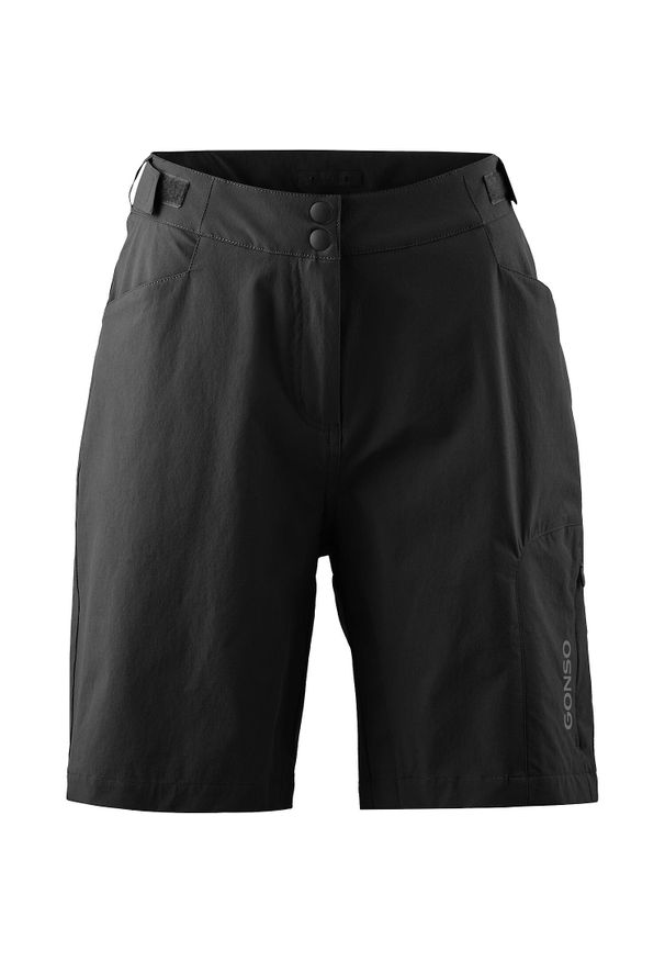 GONSO - Szorty damskie Gonso Adventure. Kolor: czarny. Sport: kolarstwo