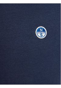 North Sails T-Shirt Bollo 692970 Granatowy Regular Fit. Kolor: niebieski. Materiał: bawełna #3