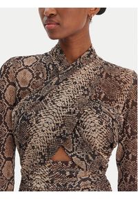 BARDOT - Bardot Sukienka koktajlowa Aliyah 56305DB4 Brązowy Slim Fit. Kolor: brązowy. Materiał: syntetyk. Styl: wizytowy #3