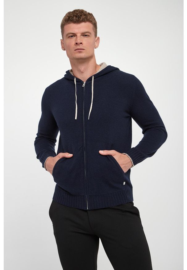 Liu Jo - Sweter męski wełniany LIU JO. Materiał: wełna