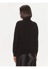 Liu Jo Golf MF3432 MS14G Czarny Regular Fit. Typ kołnierza: golf. Kolor: czarny. Materiał: wiskoza #5