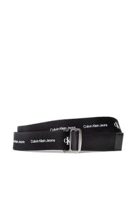 Calvin Klein Jeans Pasek Męski Off Duty Slider Belt 35Mm K50K508897 Czarny. Kolor: czarny. Materiał: materiał