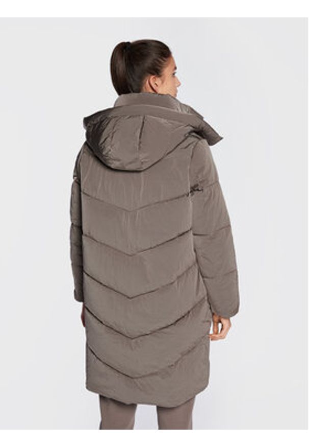 Calvin Klein Kurtka zimowa K20K204690 Beżowy Regular Fit. Kolor: beżowy. Materiał: syntetyk. Sezon: zima