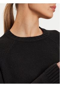 Weekend Max Mara Sweter Gabbia 24253661 Czarny Relaxed Fit. Kolor: czarny. Materiał: wełna
