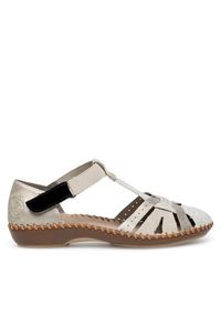 Sandały Rieker. Kolor: beżowy #1