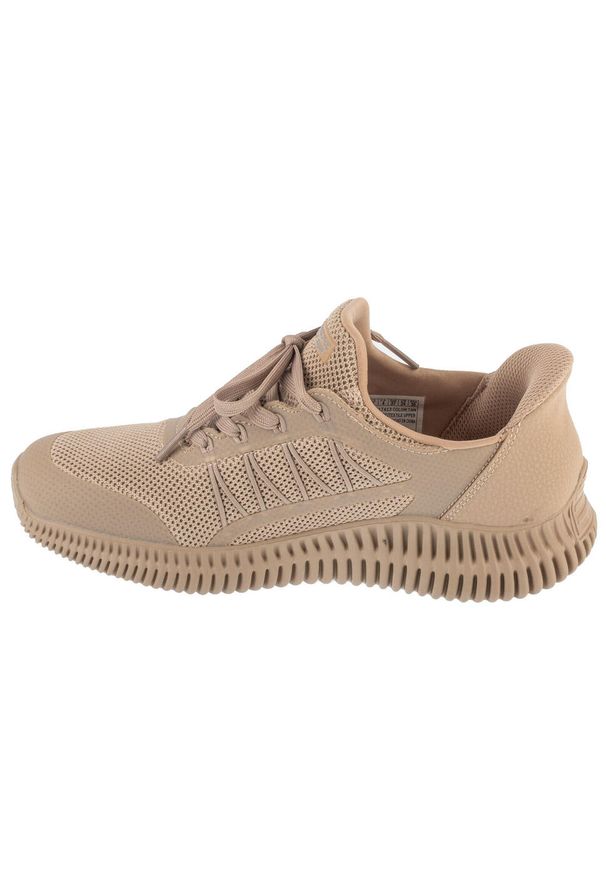 skechers - Buty sportowe Sneakersy damskie, Skechers Slip-Ins: Bobs Geo Lite - Divine Pace. Kolor: beżowy. Sport: turystyka piesza