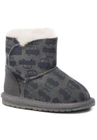 Buty EMU Australia Toddle Cars & Trucks B12165 Charcoal. Kolor: szary. Materiał: skóra #1