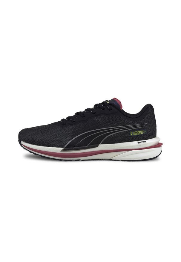 Damskie buty do biegania Puma Speed Nitro WTR w czerni, bieli i różu. Kolor: czarny, różowy, wielokolorowy