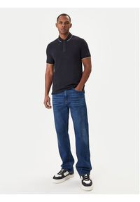 Armani Exchange Polo XM001285 AF10366 UB101 Granatowy Slim Fit. Typ kołnierza: polo. Kolor: niebieski. Materiał: bawełna #4