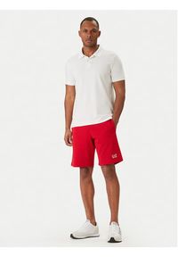 EA7 Emporio Armani Szorty sportowe 8NPS65 PJVRZ U5072 Czerwony Regular Fit. Kolor: czerwony. Materiał: bawełna. Styl: sportowy #3