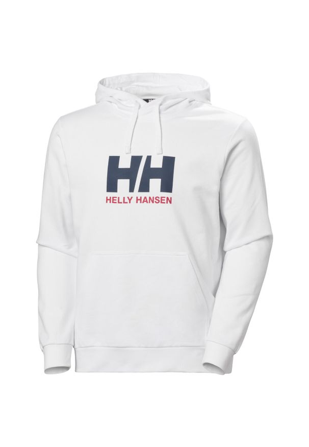 Bluza z kapturem Helly Hansen HH Logo 2.0. Typ kołnierza: kaptur. Kolor: biały. Materiał: bawełna