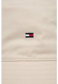 TOMMY HILFIGER - Tommy Hilfiger kapelusz bawełniany kolor beżowy bawełniany. Kolor: beżowy. Materiał: bawełna #3