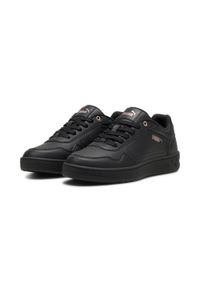 Puma - Sneakersy Court Classy PUMA Black Rose Gold Metallic. Kolor: czarny, szary, wielokolorowy, żółty. Sport: turystyka piesza