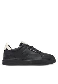 Emporio Armani Sneakersy EM003702 AF19573 MC024 Czarny. Kolor: czarny. Materiał: skóra