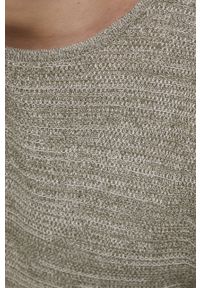 PRODUKT by Jack & Jones - Produkt by Jack & Jones sweter bawełniany męski kolor zielony lekki. Okazja: na co dzień. Kolor: zielony. Materiał: bawełna. Długość rękawa: długi rękaw. Długość: długie. Wzór: melanż. Styl: casual #3