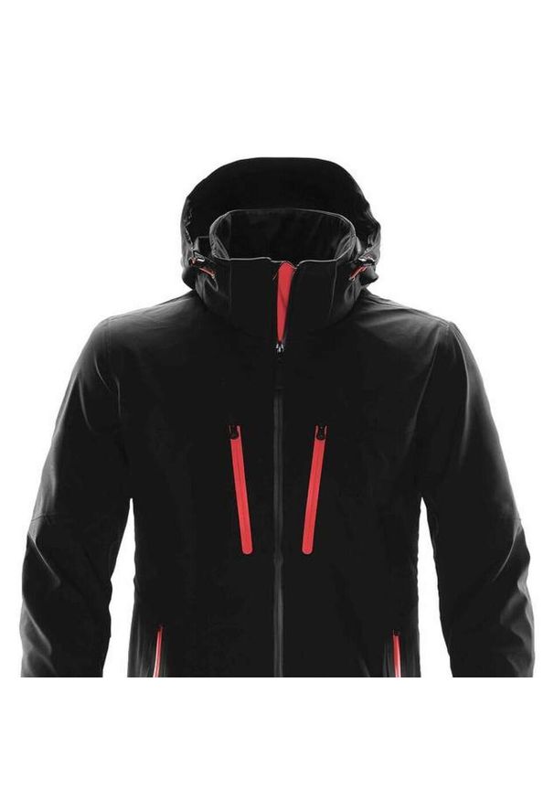 STORMTECH - Męska Kurtka Patrol Soft Shell. Kolor: czerwony, wielokolorowy, czarny