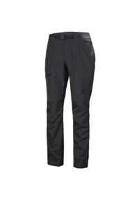 Spodnie damskie Helly Hansen vergals 3l shell. Kolor: czarny. Sport: turystyka piesza